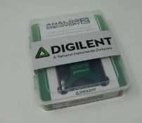 A boxed as new Digilent Analog Discovery 2 All-in-one USB Oscilloscope, Logic Analyzer and