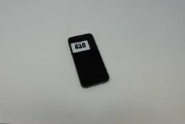 A used iPhone 5S A1457 in Silver. Activation locked. Sold for spare or repair. IMEI number