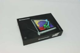 A pre-owned Lenovo YOGA Tablet 2-830F 16GB in Platinum (FRP clear, Boxed, No charger included).