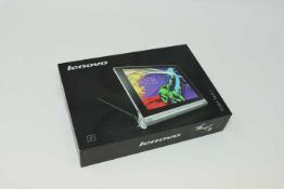 A pre-owned Lenovo YOGA Tablet 2-830L 16GB in Platinum (FRP clear, Boxed, No charger included).