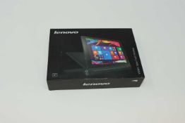 A pre-owned Lenovo YOGA Tablet 2 with Windows 2-851F 32GB in Ebony (FRP clear, Boxed, No charger