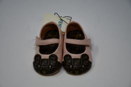A pair of as new Fendi ballerina toddler shoes.