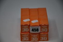 Six as new Dr Russo Once A Day sun protection invisible face gels SPF 30 (30ml).