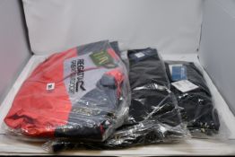 An as new Mountain Warehouse Glover textured softshell jacket (XS/TP - RRP £80) together with two