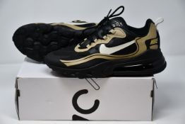 A pair of as new Nike Air max 270 React trainers (UK 10).