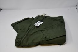 Two pairs of as new G Star Raw Droner relaxed tapered cargo pants (Sizes 34/32 and 36/32 - RRP £