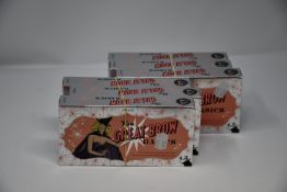 Six boxed as new Benefit - The Great Brow Basics brow gel and pencils collections (Shade 4.5).