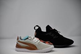 A pair of women's as new Puma Ignite trainers (UK 6) and a pair of Puma Pacer Next FS (UK 3.5).