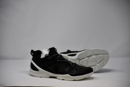 Two pairs of as new Ecco Biom Street trainers (UK 6.5-7 and 8-8.5).