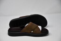 Two pairs of as new Ecco Flowt LX M sandals (UK 9-9.5 and 10).