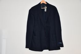 An as new Ralph Lauren navy blazer (Size 44L - RRP £345).