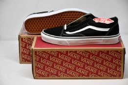 Two pairs of Vans Old Skool (UK 9).