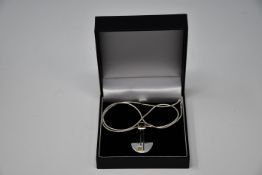 Three pairs of boxed as new Paula Bolton Bauhaus pendants (9917/2).