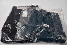 A pair of as new Oliver Spencer Ecological Evering drawstring trousers (M) together with a pair of