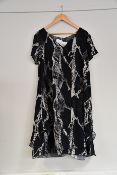 An as new James Lakeland python print wave hem dress (Size 18 - RRP £80).