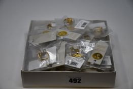 A quantity of Orelia London clean metal oval signet rings M/L (Approximately 50).