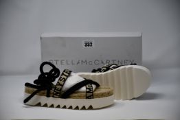A pair of as new Stella McCartney espadrilles (EU 39).