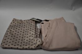 Two pairs of Marc Cain collection trousers (Both size N1?).