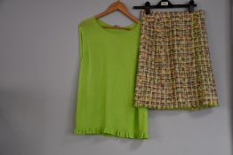 A Riani skirt (UK 8) and a Riani pullover top (UK 14).