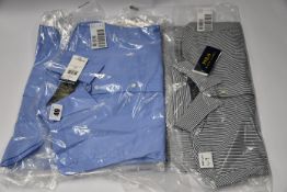 An as new Ralph Lauren Polo classic fit blue shirt (Size 8) and an as new Ralph Lauren classic fit
