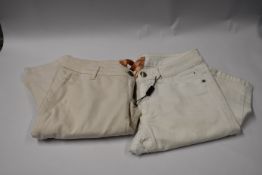 Two pairs of Marc Cain collection trousers (Size N1 and N2?).