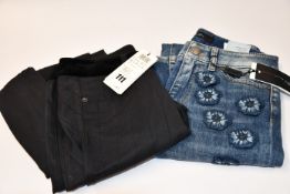 Two pairs of Marc Cain collection jeans (Both size n1?).