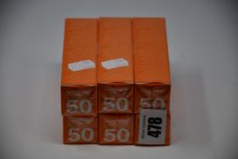 Six as new Dr Russo Once A Day sun protection invisible face gels SPF 50 (30ml).