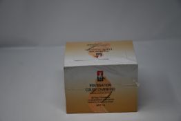 Twelve boxed as new TLM Colour Changing Foundation 30ml (TLM-F054B).