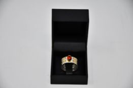 Two boxed as new Paula Bolton Hoffman Inspirations Rings size Q (RPS9910AMB).