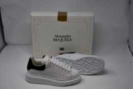 A pair of as new Alexander McQueen sneakers (EU 35.5).