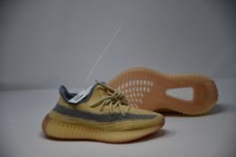 A pair of as new Adidas Yeezy Boost 350 V2 trainers (UK 3.5).