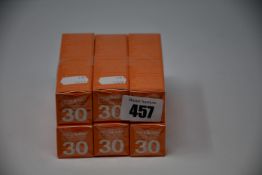 Six as new Dr Russo Once A Day sun protection invisible face gels SPF 30 (30ml).