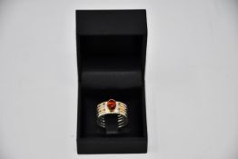 Two boxed as new Paula Bolton Hoffman Inspirations Rings size Q (RPS9910AMB).