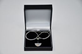 Three pairs of boxed as new Paula Bolton Bauhaus pendants (9917/2).