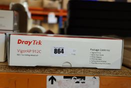 One boxed as new Draytek VigorAP 912c radio access points.