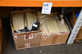 A quantity of body belt/waist trimmers (Approximately 160) together with a quantity of knee