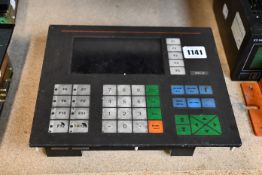 A pre-owned Beijer Electronics MAC 90 HMI Operator Panel (Sold for spares or repair).