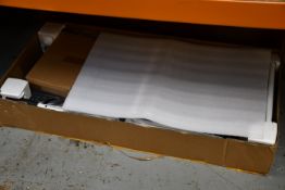 One boxed as new small foldable indoor treadmill (Colour: white).