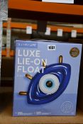 Three boxed as new Sunny Life Luxe Lie-On-Floats Greek Eye design.