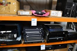 A quantity of IT items to include; an Avid Adrenaline edit controller, an APC 750 Smart UPS, two