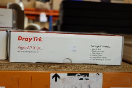 One boxed as new Draytek VigorAP 912c radio access points.