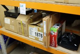 A quantity of assorted items to include a pre-owned Sony PS3 console, three pre-owned Digipos cash