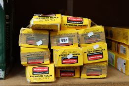 Eleven boxed Rubbermaid Extended Reach Dusting Packs.