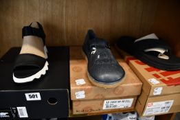 A pair of Red or Dead Rod Jade shoes (UK 8), a pair men's of Fitflop sporty toe-thongs sandals, (