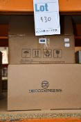 Six boxes of four Deco Express solar garden lights.