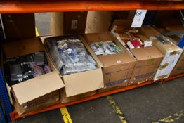 Five boxes of assorted as new phone cases and wallets (Approximately 1750 items).