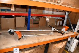 A pre-owned Stihl petrol strimmer and bush cutter (FS240C).