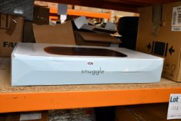 One boxed as new Snuggleme infant lounger (Colour: gingerbread).