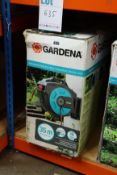 One boxed Gardena wall-mounted automatic hose box 35m 8024 (Viewing advised, item may be slightly