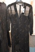An as new The Kooples Flying Paisley dress (Size 1 - RRP £318 - no tag).